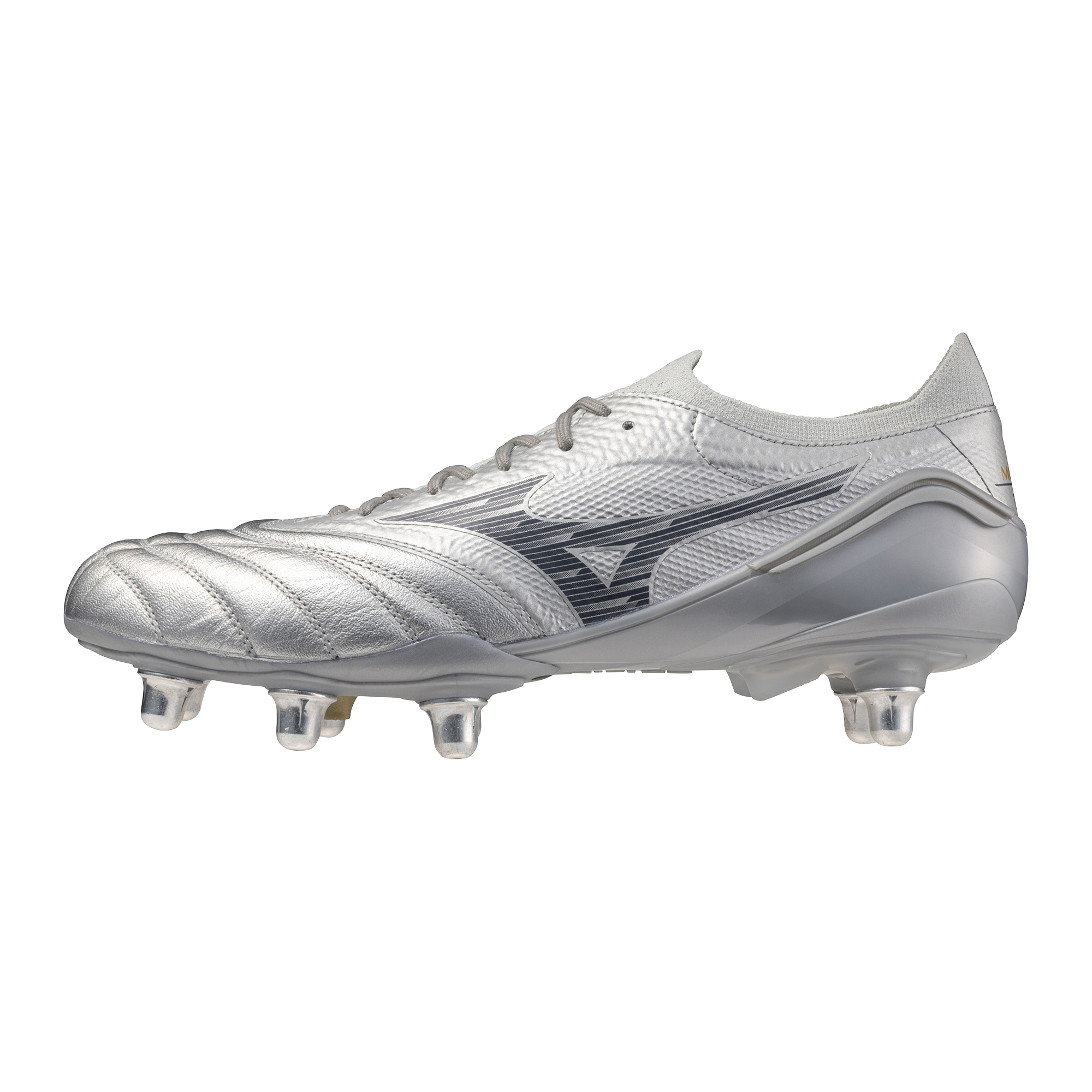 mizuno-morelia-neo-elite-si-rugby-boot-silver Product Image