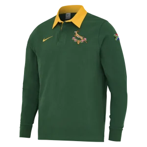 2025/26 Springboks Mens Nike Cotton LS Jersey – Home 1