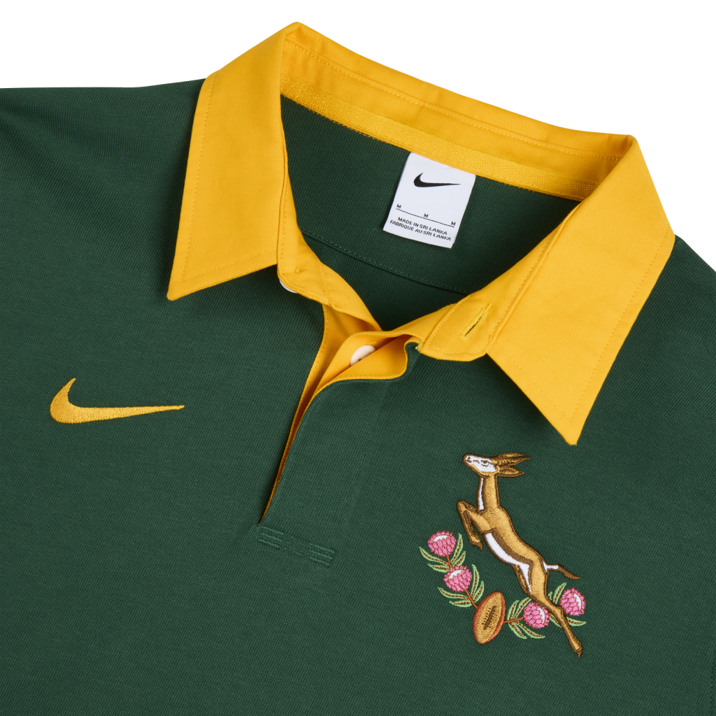 2025/26 Springboks Mens Nike Cotton LS Jersey – Home 3