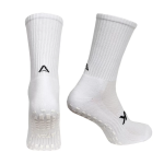 Atak SHOX Mid-Leg Grip Socks White