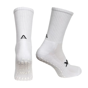 Atak SHOX Mid-Leg Grip Socks White