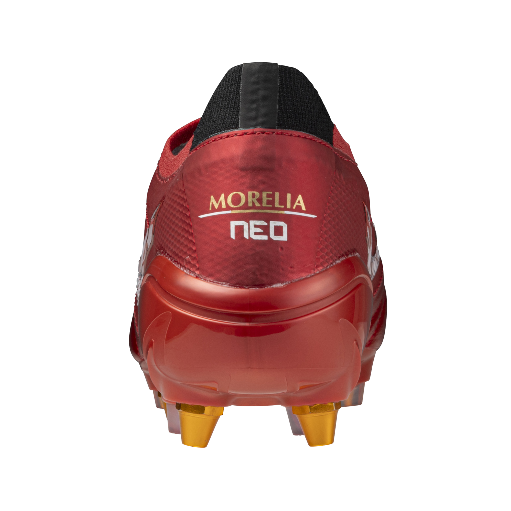 Mizuno Morelia Neo IV Beta Elite Mix Rugby Boots - Ruby Red 3