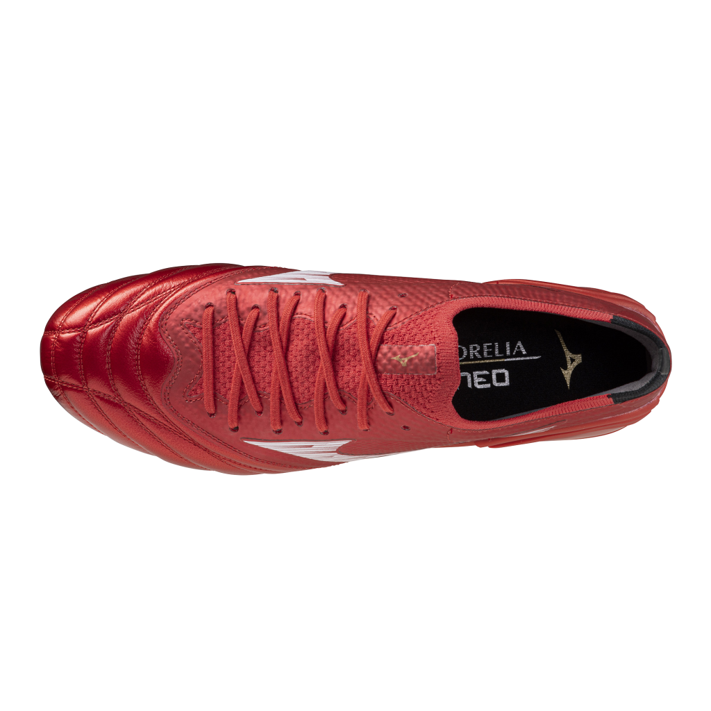 Mizuno Morelia Neo IV Beta Elite Si Rugby Boots - Ruby Red 3