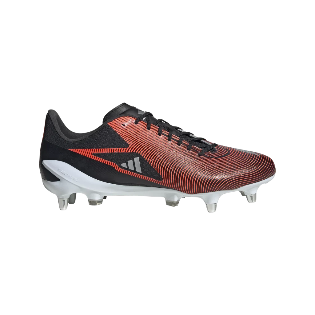 Adizero RS15 Pro Rugby Boots (SG) – Black/Red