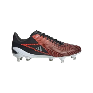 Adizero RS15 Pro Rugby Boots (SG) – Black/Red
