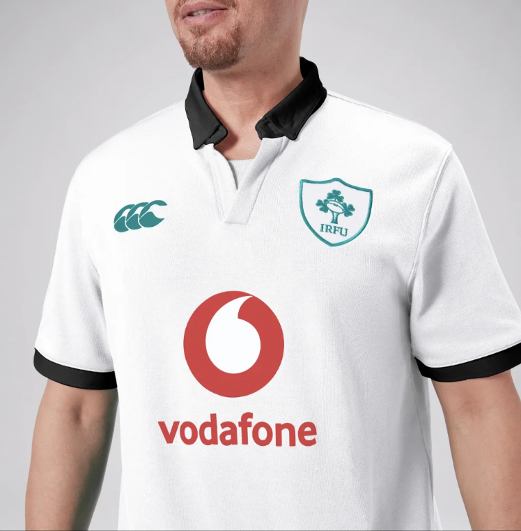 Official Ireland Away Rugby Short Sleeve Cotton Jersey 2024/25 3