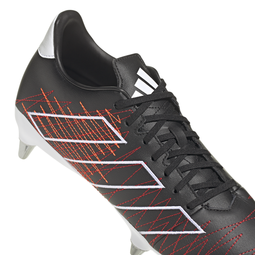 Adidas Kakari Elite Rugby Boot - Black/Red 2
