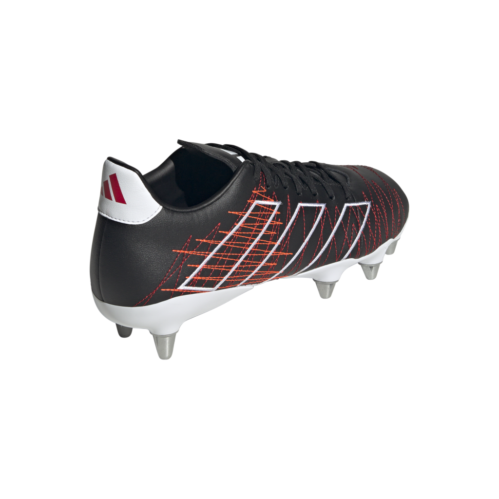 Adidas Kakari Elite Rugby Boot - Black/Red 3