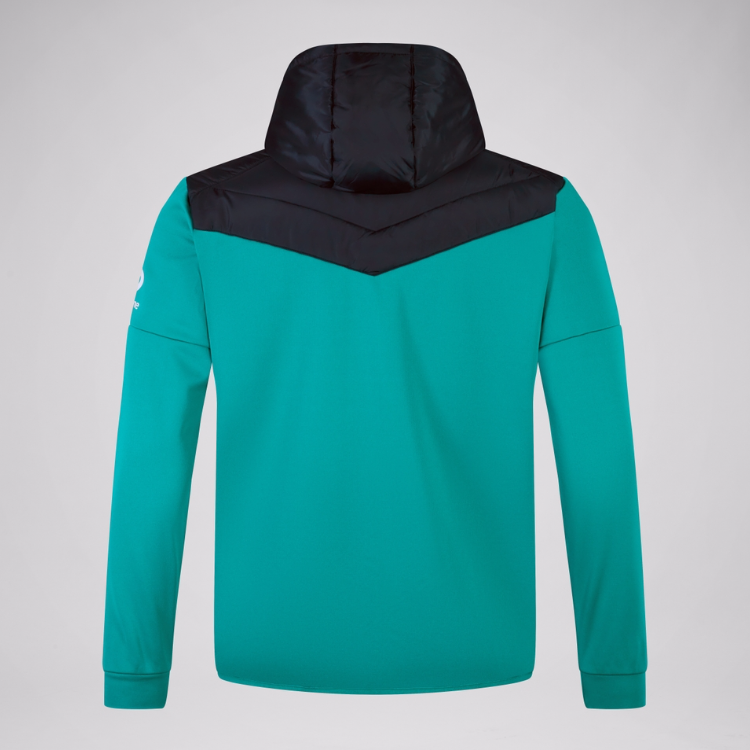 Ireland Rugby Hybrid Padded Jacket Black/Green 2
