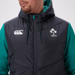 Ireland Rugby Hybrid Padded Jacket Black/Green 3