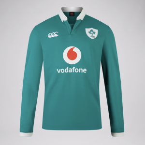 25/26 Ireland Rugby Home Long Sleeve Cotton Jersey