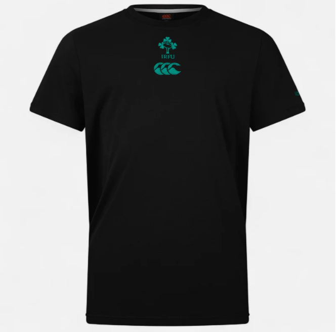 Canterbury IRFU Ireland Mens Cotton Tee Black