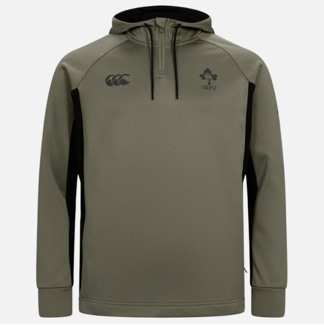 25/26 Ireland Rugby Training Hoodie - Brown