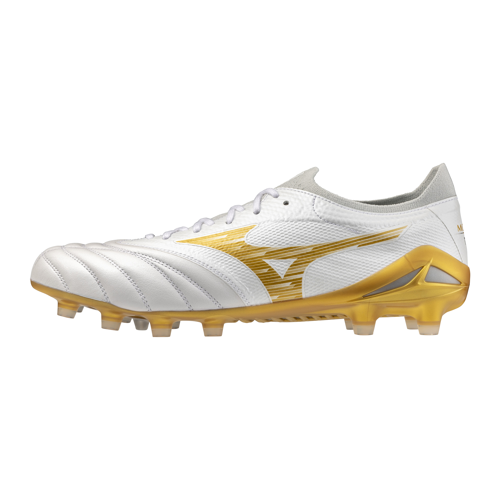 mizuno-morelia-neo-iv-beta-elite-firm-ground-rugby-boots-white-gold Product Image