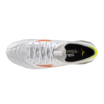 Mizuno Morelia Neo IV Beta Elite Firm Ground Rugby Boots - White/Orange 3