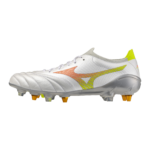 Mizuno Morelia Neo IV Beta Elite Mix Rugby Boots - White/Orange