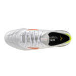 Mizuno Morelia Neo IV Beta Elite Mix Rugby Boots - White/Orange 3