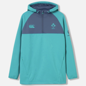 2026/27 Ireland Rugby 1/4 Zip Training Hoodie Blue