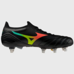 Mizuno Morelia Neo IV Beta Elite Si Rugby Boots - Bright Black 2