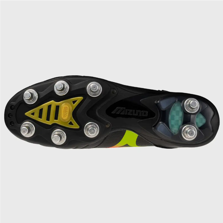 Mizuno Morelia Neo IV Beta Elite Si Rugby Boots - Bright Black 4