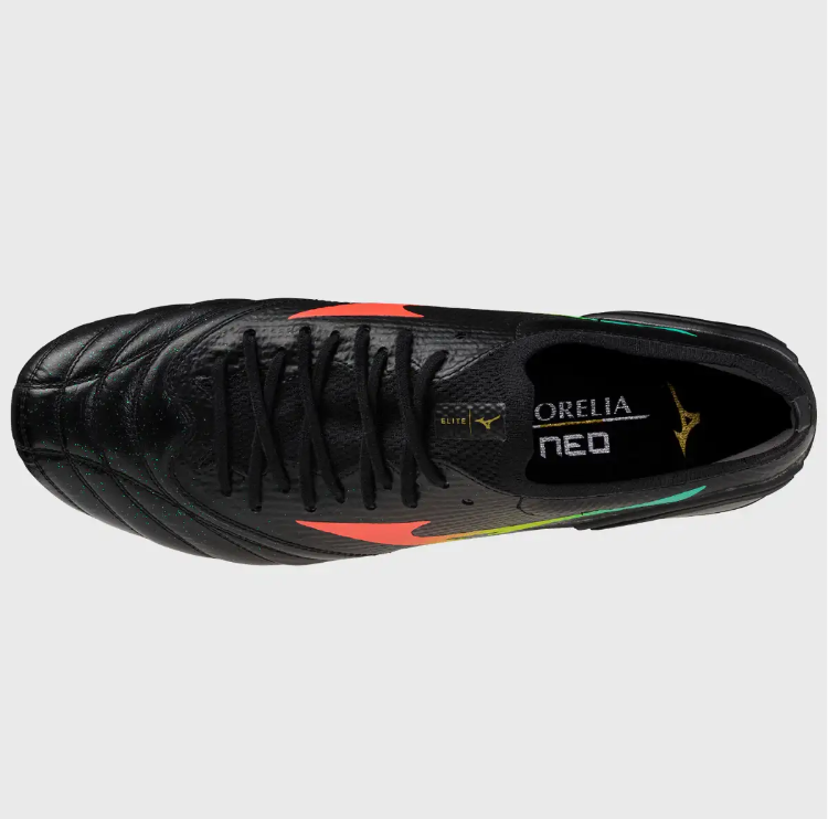 Mizuno Morelia Neo IV Beta Elite Si Rugby Boots - Bright Black 3