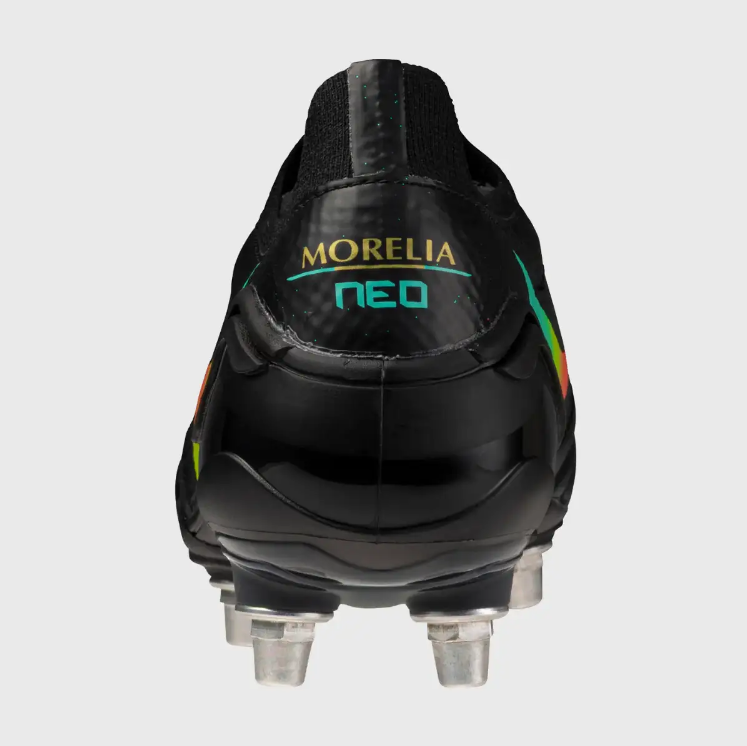 Mizuno Morelia Neo IV Beta Elite Si Rugby Boots - Bright Black 5