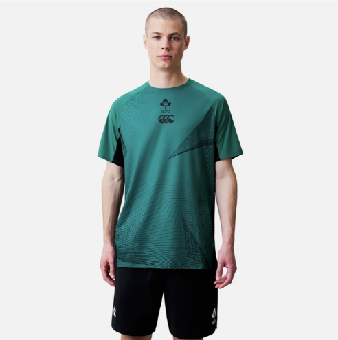 Canterbury Ireland Mens Superlight Training T-Shirt Green 3
